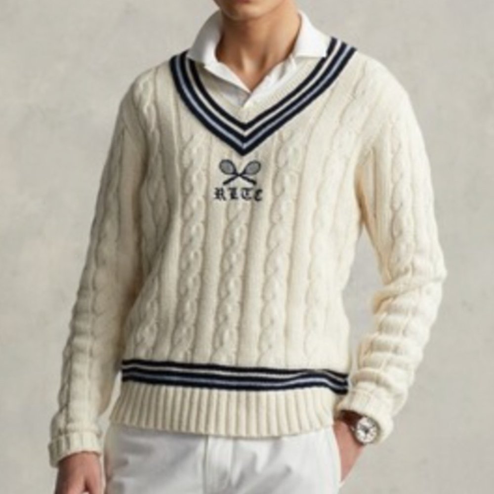 Polo Ralph Lauren Cable-Knit Logo Sweater - Picture 2 of 15